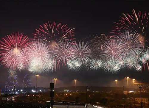 永城市焰火晚会